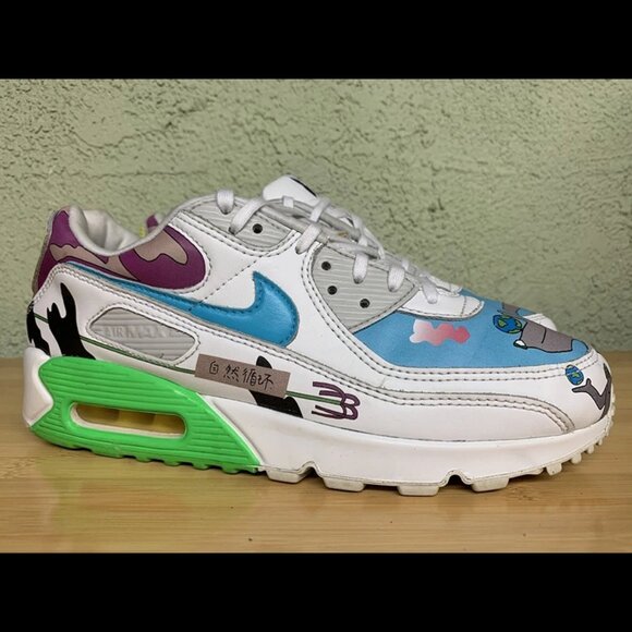 RARE ? Nike Air Max 90‎ Flyleather Ruohan Wang Size 9 Mens CZ3992-900 main image 13